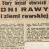 Rawa organizuje po raz pierwszy  Dni Rawy i Ziemi Rawskiej.